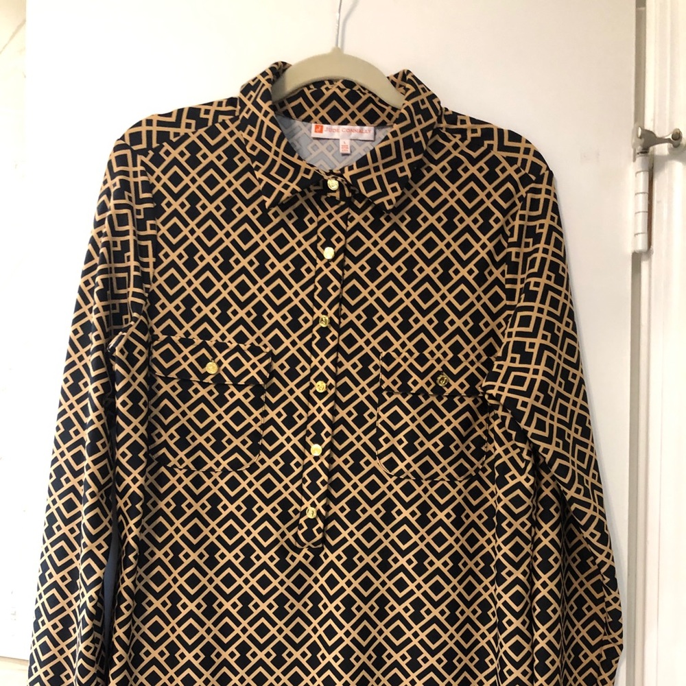 Jude Connally dress with 3/4 length sleeves